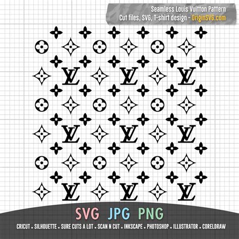 free louis vuitton pattern svg.